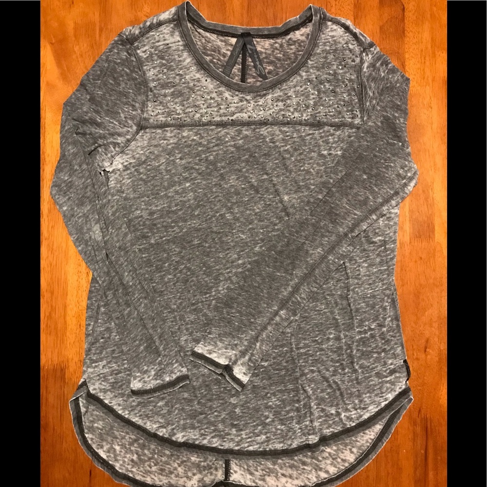 EUC sheer marbled bling top from Seven7 size Large